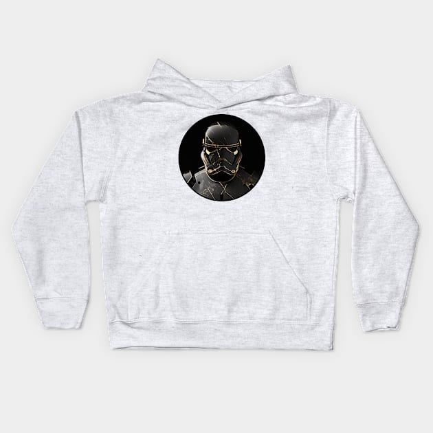 SW Kintsugi black Kids Hoodie by #StarWars SWAG 77 Style